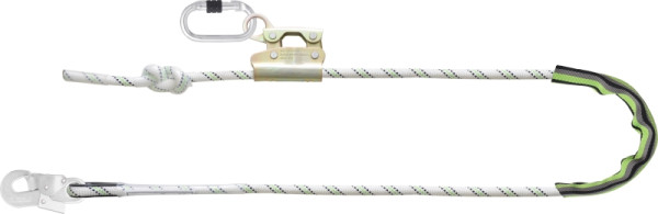 Cordón Kratos de cuerda kernmantel para posicionamiento en el lugar de trabajo con acortador de cuerda longitud máxima 4m, FA4090340