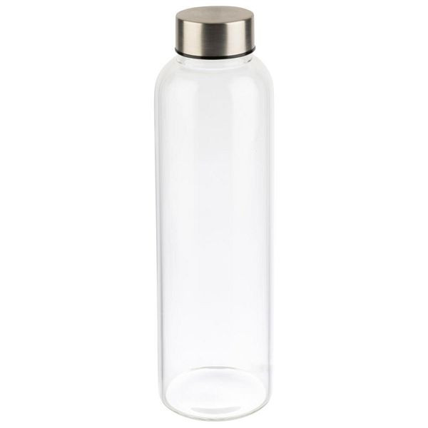 Botella APS, 6,5 x 6,5, altura 23,5 cm, Ø 6,5 cm, 0,55 litros, vidrio, transparente, 66907