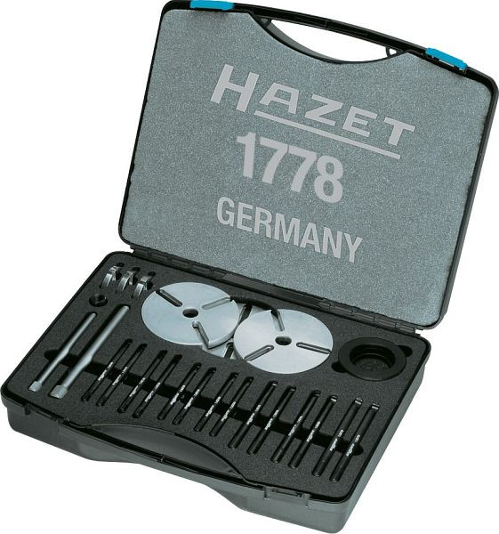 Juego de extractores de rodamientos de bolas HAZET, número de herramientas: 40, 1778-3/40