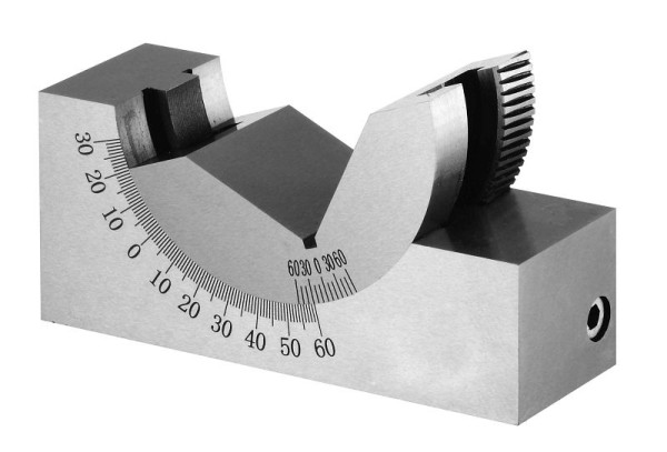 Prisma de ángulo ajustable MACK con engranaje helicoidal, profundidad 46 mm, 14-WPESG-46