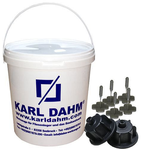 Sistema de nivelación Karl Dahm set básico negro, 1 mm, 12451