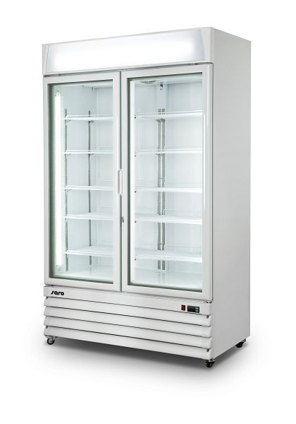 Congelador Saro con puerta de cristal - modelo de 2 puertas D 800, 453-1009
