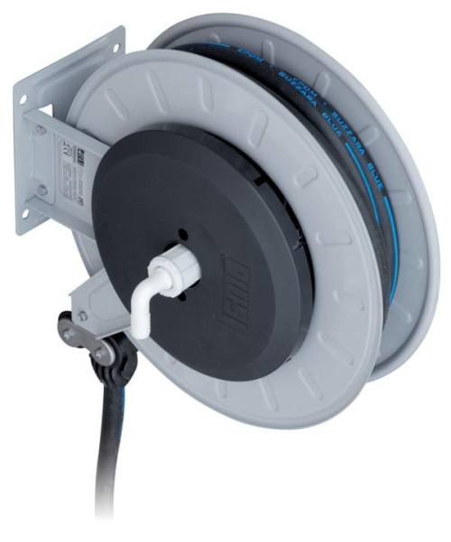 Enrollador de manguera automático ZUWA para urea (AUS 32, AdBlue), incluye manguera EPDM de 8 m ¾&quot;, P750070