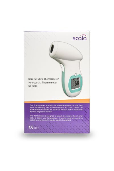 Termómetro infrarrojo frontal Scala SC 8280, 01445