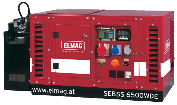 Generador ELMAG SEBSS 15000WDE, con motor HONDA GX690 (insonorizado), 53148