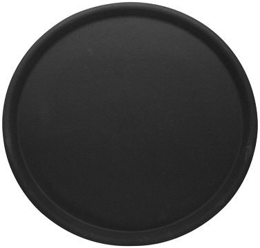 Bandeja redonda Contacto, 43 cm, negra antideslizante, 5305/431