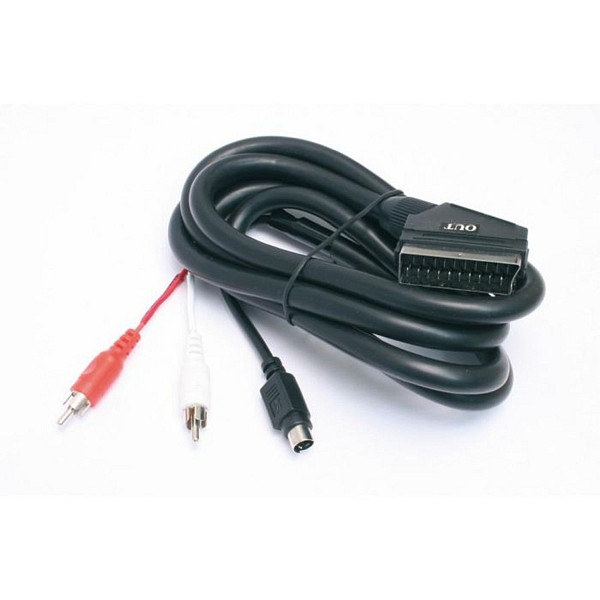 Cable adaptador TELESTAR Scart-SVHS / Cinch de 2,0 m, 5400104