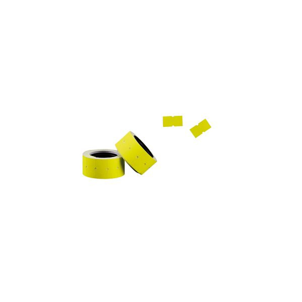 Etiquetas Ratiotec 21x12 mm amarillo fluorescente, 802070