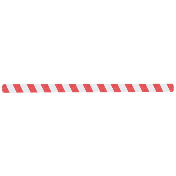 cubierta antideslizante m2 marca de advertencia rojo/blanco tiras individuales 50x1000mm, UE: 10 piezas, M1YV100502
