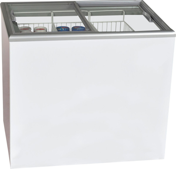 Congelador comercial Saro con tapa corredera de cristal modelo NOVA 35, 481-1030
