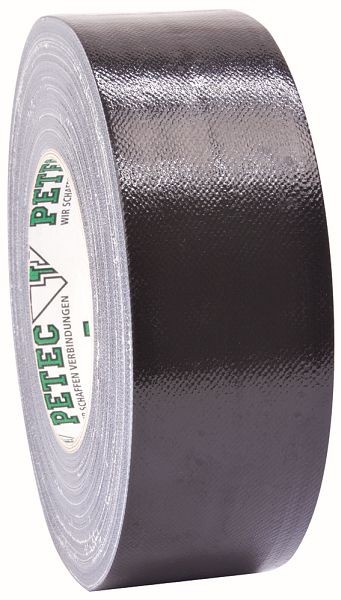 Petec Power Tape/cinta blindada, negra, 50 mm x 50 m, PU: 6 piezas, 86150