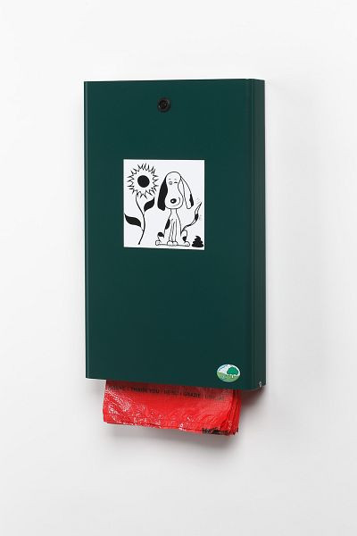 Dispensador de bolsas para excrementos de perro VAR DS 2, verde musgo, 21180
