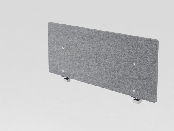Mampara acústica Hammerbacher 120cm, gris jaspeado, 119,5x2,7/5x50 cm (AnxPxAl), VARW12/5