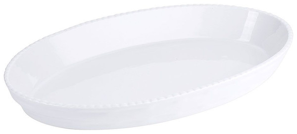 Fuente para horno Contacto porcelana blanca, 38,0 x 24,0 x H5,0 cm, 2755/380