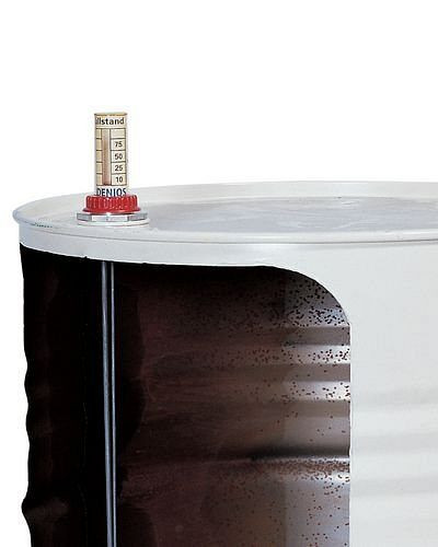 Indicador de nivel DENIOS FH con escala de volumen, para bidones de 200 litros, 129-362