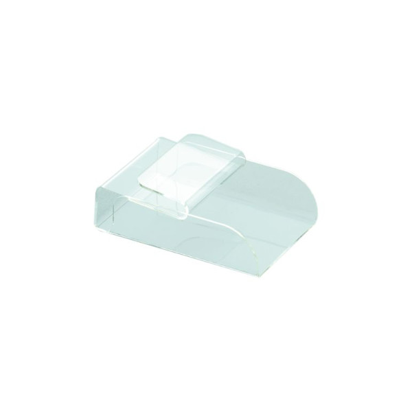 Soporte para papel engrasador Schneider para DIN A 6 (130x190x65 mm), vidrio acrílico, transparente, autosujetable, 172000