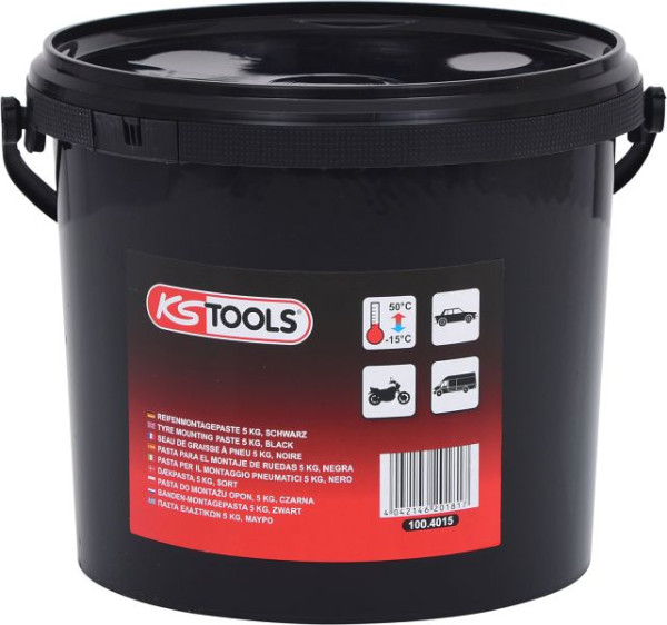 KS Tools pasta para montar neumáticos 5 kg, negra, 100.4015