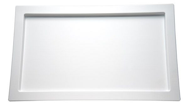 Bandeja APS GN 1/1 -FRAMES-, 53 x 32,5 cm, altura: 2 cm, melamina, blanco, 84046