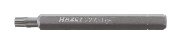 Broca Hazet, hexágono macizo 6,3 (1/4"), perfil interior TORX®, T25, versión larga, tamaño de llave: T25, 2223LG-T25