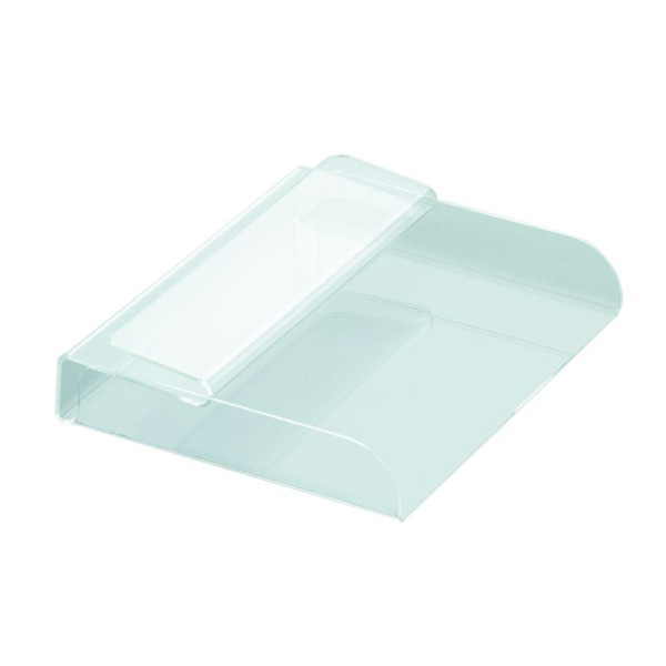 Soporte para papel engrasador Schneider para DIN A 4 (380x260x65 mm), vidrio acrílico, transparente, autosujetable, 172003