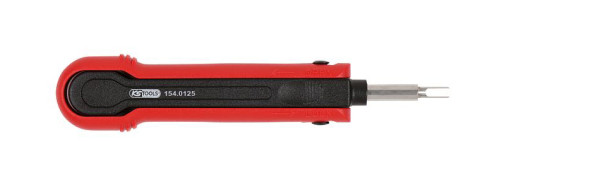 KS Tools Herramienta de desbloqueo para enchufes/receptáculos planos de 4,8 mm (AMP Tyco MCP), 154.0125
