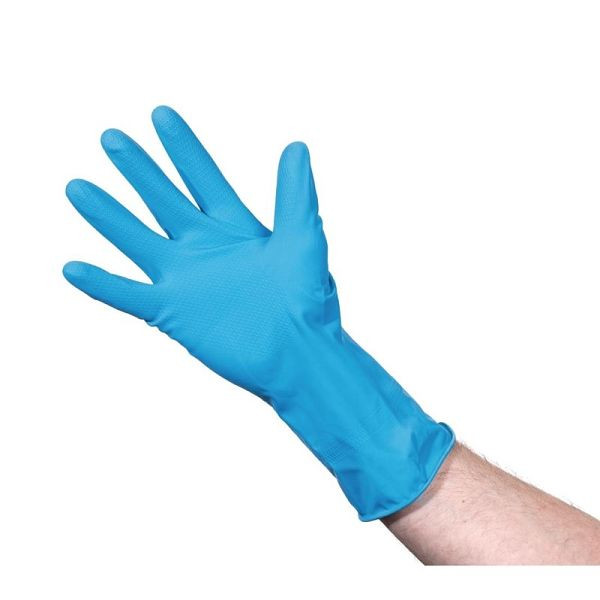 Guantes domésticos Jantex azul L, F953-L