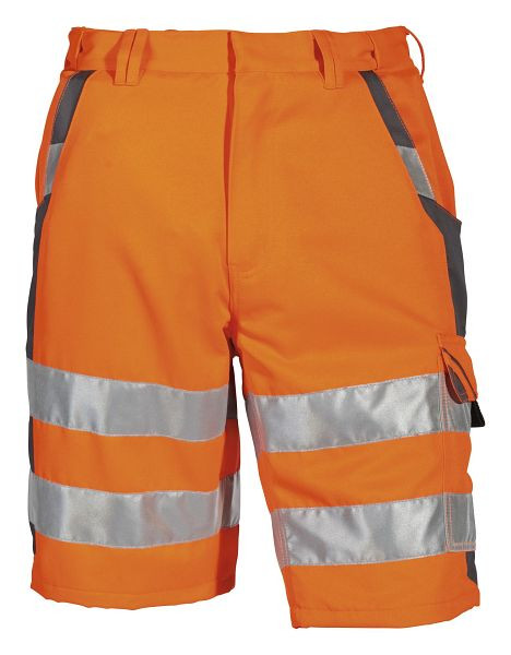 Pantalones cortos de protección de advertencia PKA, 280 g/m², naranja/gris, tamaño: 46, UE: 5 piezas, WASH-O-046