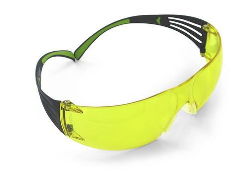Gafas de seguridad 3M SecureFit 400, amarillo, lente de policarbonato, SF403AF, 259-077