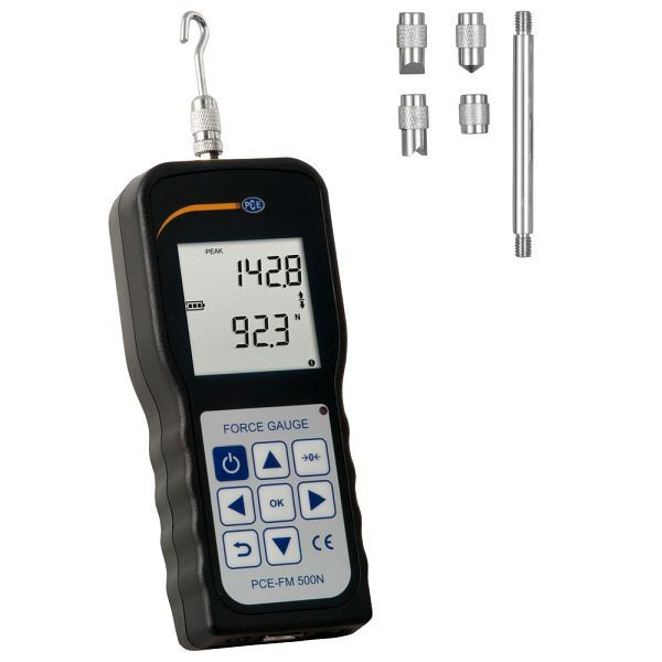 Dinamómetro PCE Instruments, rango de medición: 0 - 500 N, PCE-FM 500N