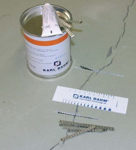 Adhesivo reparador Karl Dahm de 2 componentes 1000 g, con endurecedor 30 g, 11230