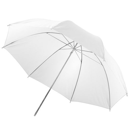 Paraguas transparente Walimex blanco, 84cm, 12132