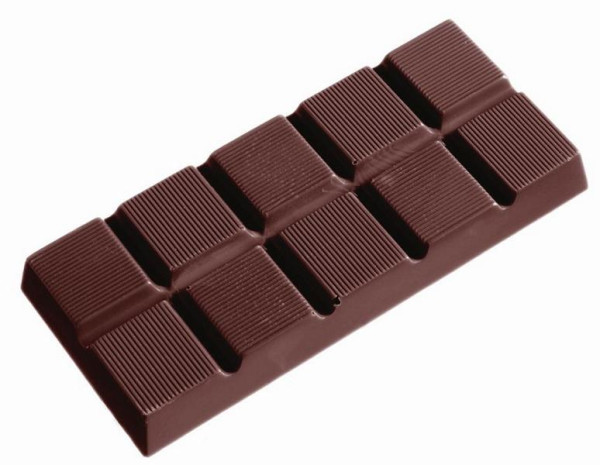 Molde de chocolate Schneider 275x135 mm, barra de chocolate 117x50x11, 2 filas, 421367
