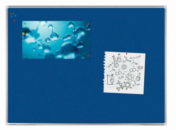 Tablero de anuncios Legamaster PREMIUM, textil azul 100 x 150 cm, 7-141563