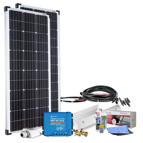 Offgridtec mPremium+ L 200W 12V MPPT sistema solar para caravana, 4-01-012420