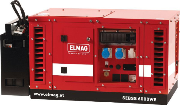 Generador ELMAG SEBSS 10000WE, con motor HONDA GX630 (insonorizado), 53145