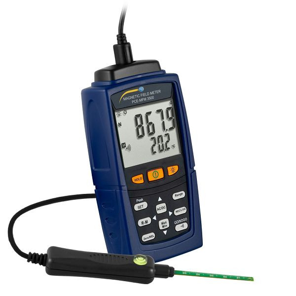 Dispositivo de medición de campo magnético PCE Instruments, 0 - 3000 mT, 0 - 30000 G, PCE-MFM 3500