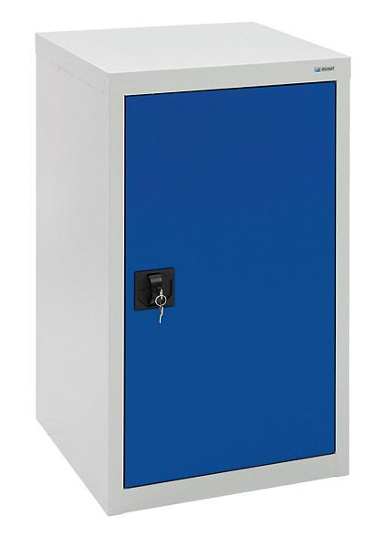 Armario con puerta batiente roma MovaFlex I, 7035/5010, 2 estantes, 500 mm de ancho, 7801074