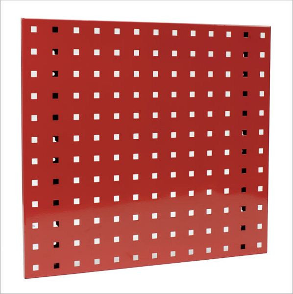 Placa perforada ADB, dimensiones: 493x456mm, color: rojo, RAL 3020, 23031