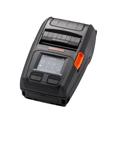 Impresora de etiquetas de identificación de automóvil industrial móvil Bixolon, 2 pulgadas, ancho de impresión de 58 mm, Bluetooth, compatible con iOS, WLAN, XM7-20iWK