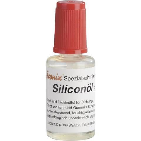Aceite de silicona Äronix de viscosidad media, 20 ml, 40537
