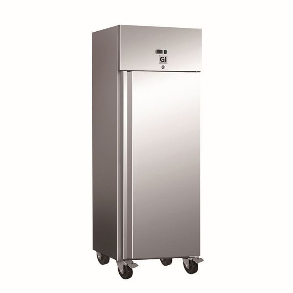 Refrigerador Gastro-Inox de acero inoxidable de 600 litros, refrigeración por convección, capacidad neta 537 litros, 201.012