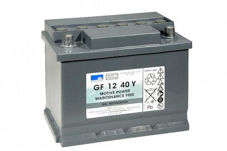Batería EXIDE GF 12040 Y, absolutamente libre de mantenimiento, 130100020