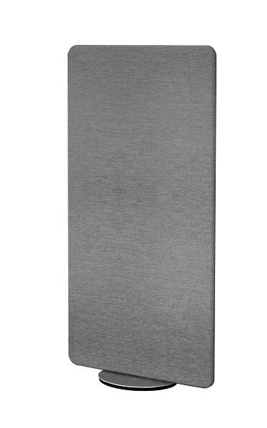 Kerkmann elemento textil Metropol giratorio, A 800 x P 450 x A 1700 mm, gris, 45697516