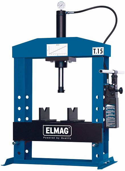 Prensa hidráulica de taller ELMAG, WPMH 15/2 - modelo de mesa, 81901