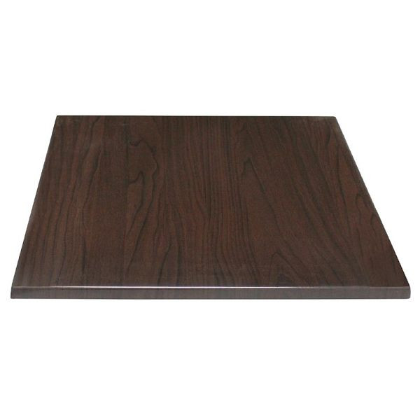 Tablero de mesa cuadrado Bolero marrón oscuro 70cm, GG639