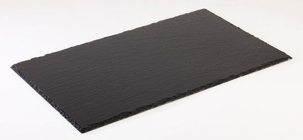 Placa de pizarra natural APS, 45 x 30 cm, grosor del material 4-7 mm, 00996