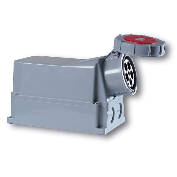 ELSPRO CEE toma de pared 5 pines/125A/400V/6h/IP66/67, WSD38X5