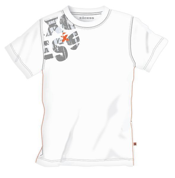Excess de camiseta blanca, talla: XS, 021-1-41-51-WHI-XS
