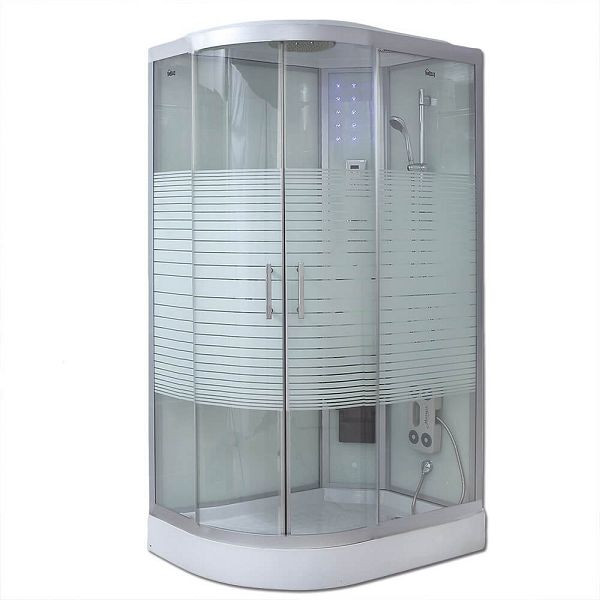 Cabina de ducha HOME DELUXE WHITE PEARL - 120 x 80 cm izquierda, 7748