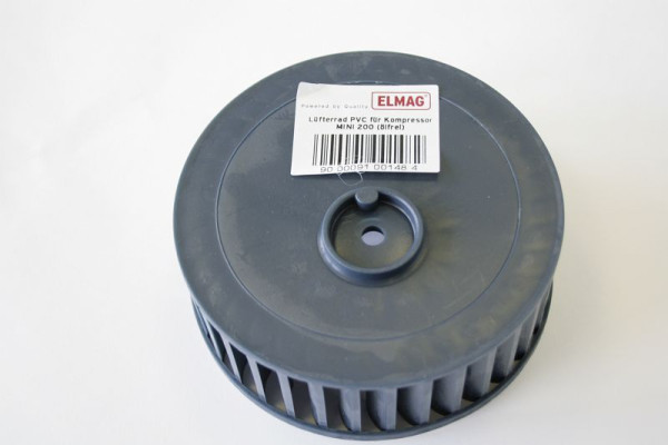 ELMAG Rodillo ventilador PVC para compresor, MINI 200 (sin aceite), 9100148